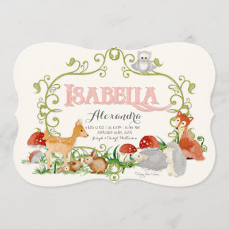 Isabella Top 100 Baby Name Girl Faire-part de nais