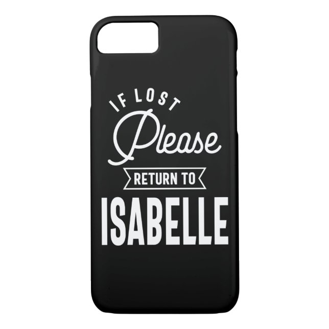 Isabelle Personalized Name Birthday Gift Case-Mate iPhone Case (Back)