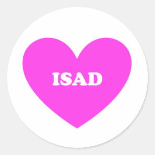 Isad Classic Round Sticker
