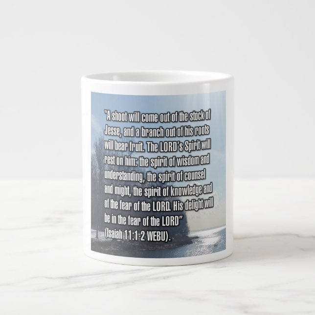 Isaiah 11:1-2 WEBU Mug (Front)