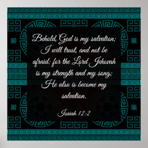 Isaiah 12:2 Poster