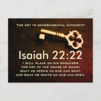 Isaiah 22:22 Key to the House of David Bible Verse