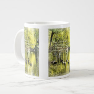 Isaiah 26-3 Thou wilt keep him in perfect peace Large Coffee Mug