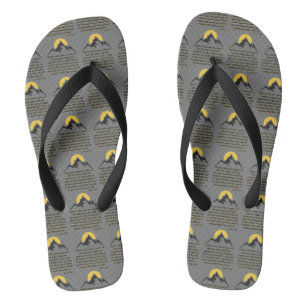 Isaiah 2:2 Bible Scripture Quote G All-Over Unisex Flip Flops