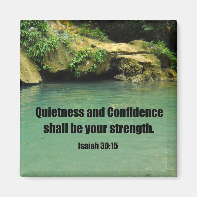 Isaiah 30:15 magnet (Front)
