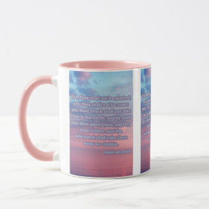 Isaiah 40:24 KJV Bible Scripture Pic Two-Tone Mug