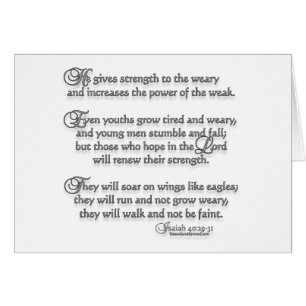 Isaiah 40:29-31