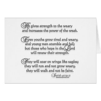 Isaiah 40:29-31