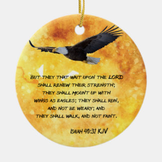 Isaiah 40:31  ceramic ornament