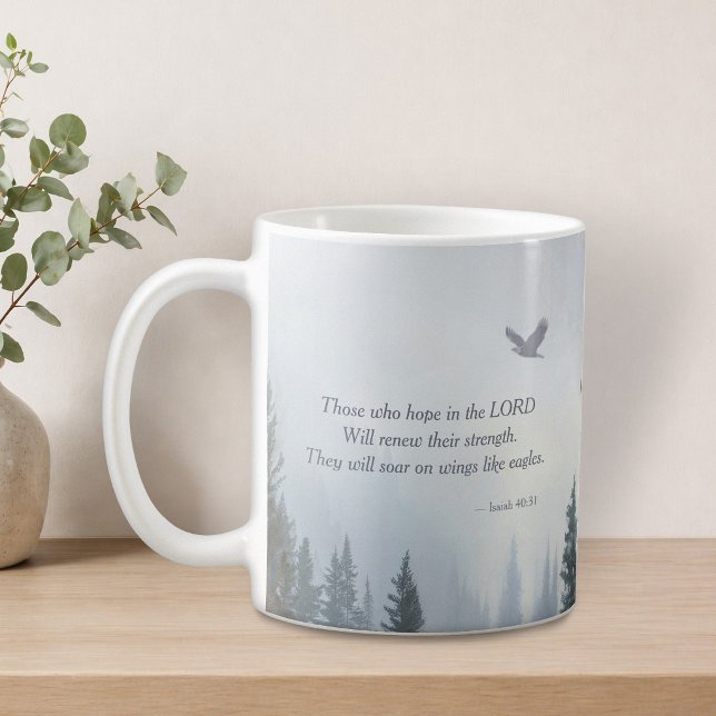 Isaiah 40:31 Eagle Wings Scripture Coffee Mug (Creator Uploaded)