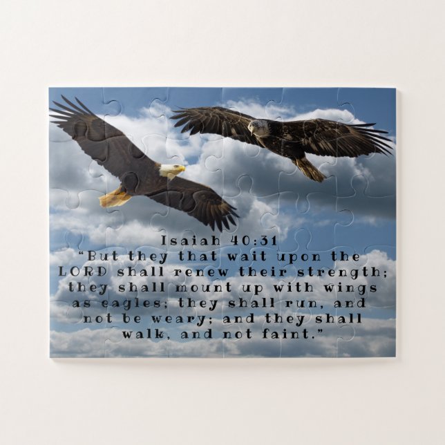 ISAIAH 40:31 JIGSAW PUZZLE (Horizontal)