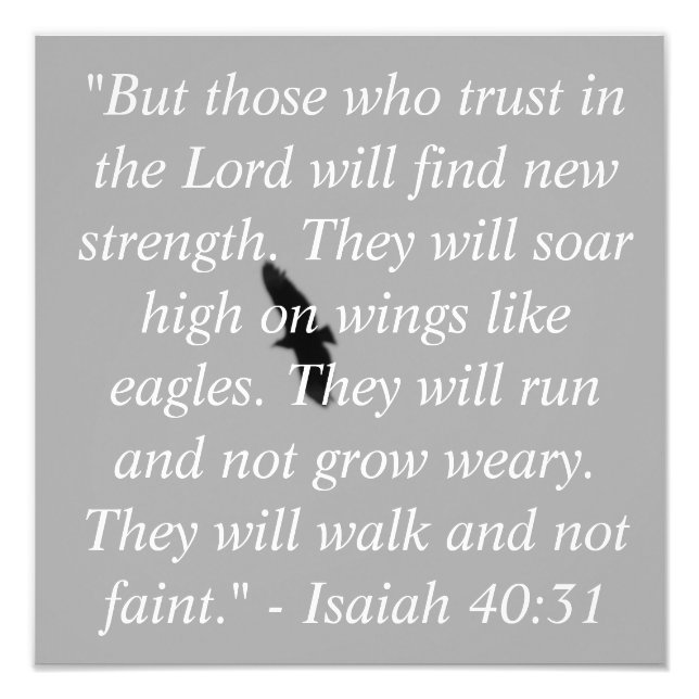 Isaiah 40:31 Photo (Front)