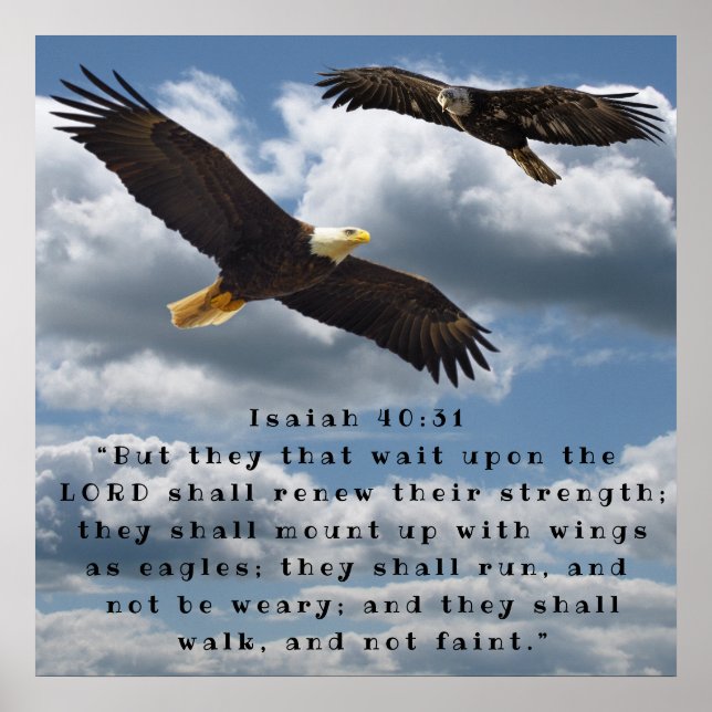 ISAIAH 40:31 POSTER (Front)