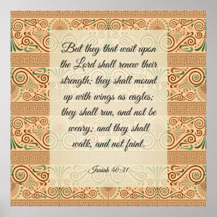 Isaiah 40:31 Poster