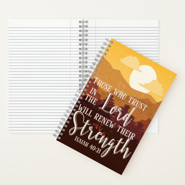 Isaiah 40:31 Prayer Journal \ Bible Study Notebook (Inside)