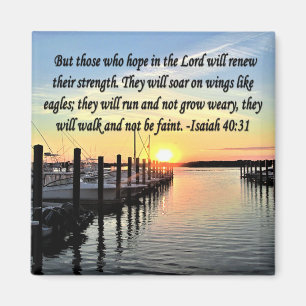 ISAIAH 40:31 SCRIPTURE VERSE MAGNET