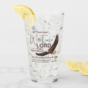 Isaiah 40:31 Those who Wait on the Lord Scripture Glass