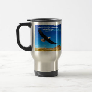 ISAIAH 40:31 TRAVEL MUG