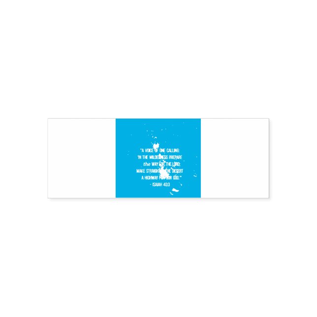 Isaiah 40:3 Scripture Stamp (Design)