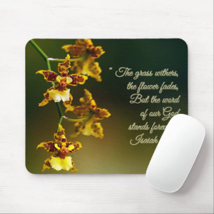 Isaiah 40:8 Inspirational Mouse Pad