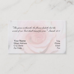 Isaiah 40:8 Personal Card