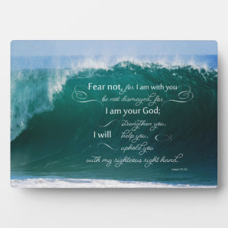 Isaiah 41 10 Bible Verse Easel Plaque