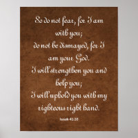 Isaiah 41:10 Bible Verse for Strength