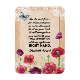Isaiah 41:10 Bible Verse Magnet