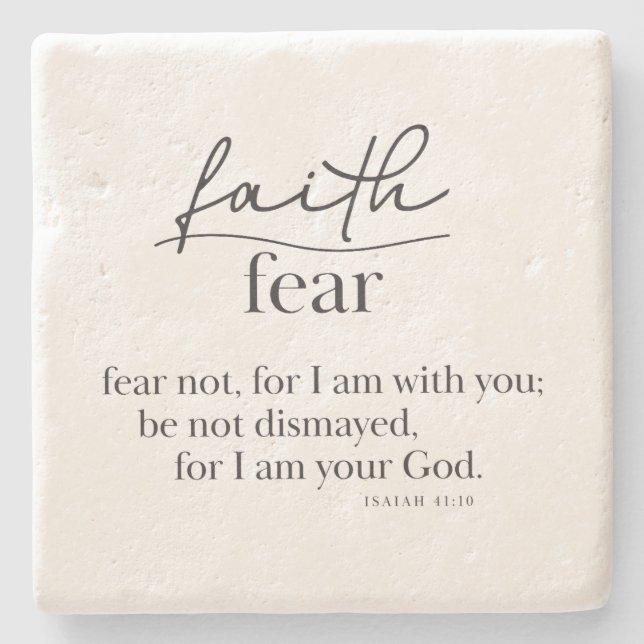 ISAIAH 41:10 - Coaster (Front)