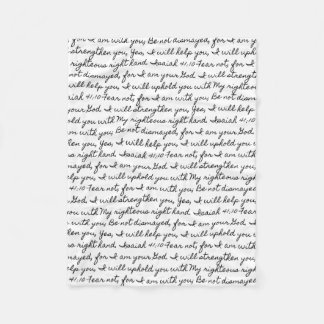 Isaiah 41:10 fleece blanket