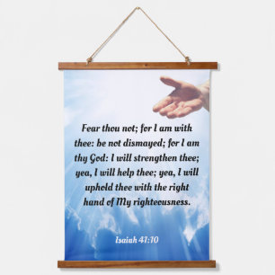 Isaiah 41:10 hanging tapestry