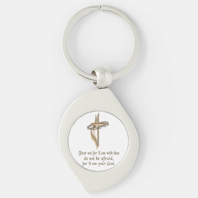 Isaiah 41:10 keychain (Front)