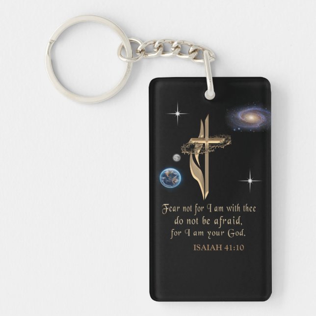ISAIAH 41:10 KEYCHAIN (Front)