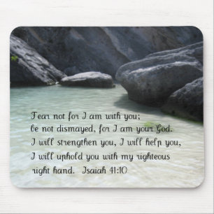 Isaiah 41:10 mouse pad