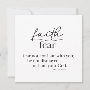 ISAIAH 41:10 - Personalized Note Card