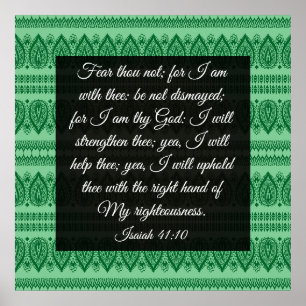 Isaiah 41:10 poster