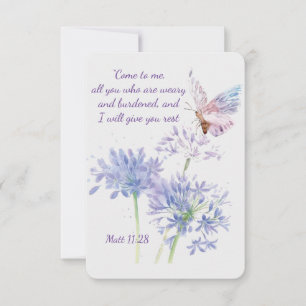 Isaiah 41:10 Scripture Funeral Thanks Custom Thank You Card