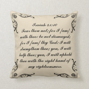 ISAIAH 41:10 THROW PILLOW