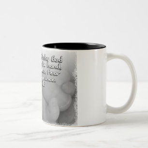 Isaiah 41:13 FEAR NOT - I WILL HELP THEE Two-Tone Coffee Mug
