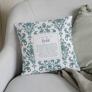 Isaiah 41:40 Custom Prayer for Her  Keepsake Gift Throw Pillow