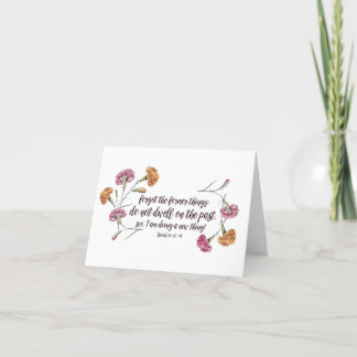 Isaiah 43:18-19 holiday card