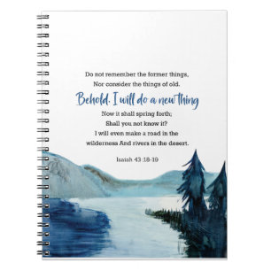 Isaiah 43:18-19 notebook