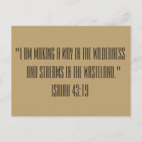 Isaiah 43:19 Bible Passage Print