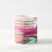Isaiah 43:19 Coffee Mug River Desert