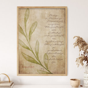 Isaiah 43:1-3 Bible Verse Wall Art Printable Scrip