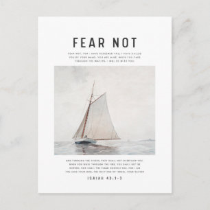 Isaiah 43:1-3 Fear Not Postcard