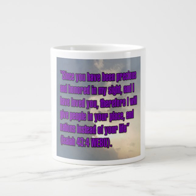 Isaiah 43:4 WEBU Mug (Front)