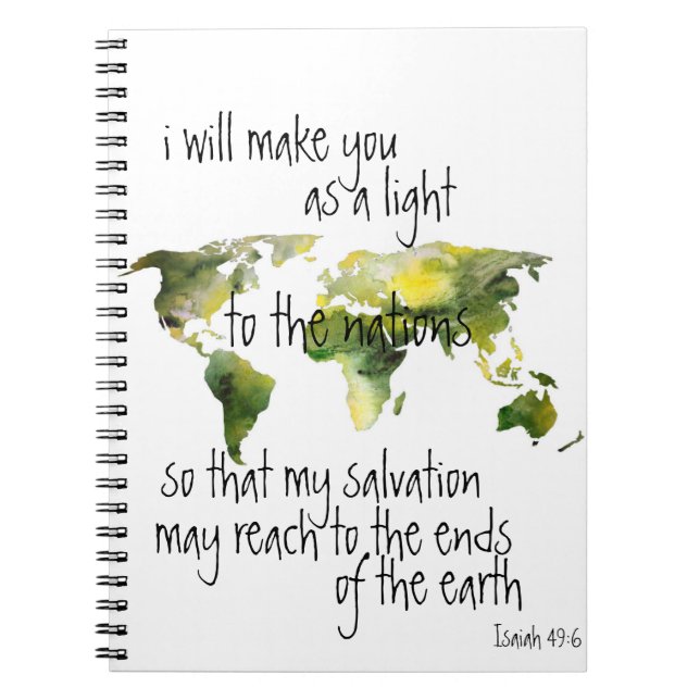 Isaiah 49:6 Notebook (Front)