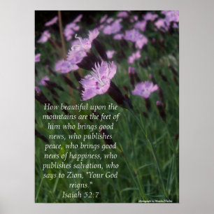 Isaiah 52:7 poster