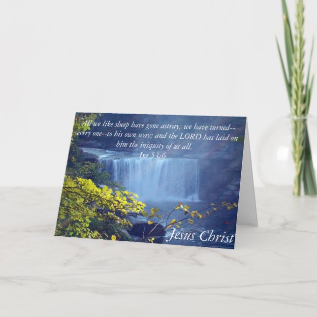 Isaiah 53 Collection Holiday Card (Front)
